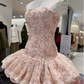 Stunning Homecoming Dress Strapless Applique Back to School Outfits Party Dress  D6572