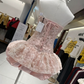 Stunning Homecoming Dress Strapless Applique Back to School Outfits Party Dress  D6572