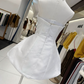 Stunning Homecoming Dress Strapless Flower Rinestone Back to School Outfits Party Dress  D6571