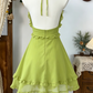 Simple Homecoming Dress Halter Backless Back to School Outfits Party Dress  D6594