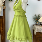 Simple Homecoming Dress Halter Backless Back to School Outfits Party Dress  D6594
