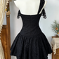 Charming Homecoming Dress One Shoulder Flower Back to School Outfits Party Dress  D6595
