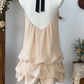 Pretty Homecoming Dress High Collar Cascade Back to School Outfits Party Dress  D6599