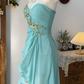 Chic Homecoming Dress Sweetheart Pleated Rinestone Hi-Lo Back to School Outfits Party Dress  D6611