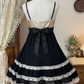Chic Homecoming Dress Spaghetti Strap Lace Bowknot Back to School Outfits Party Dress  D6618