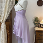 Chic Homecoming Dress Sweetheart Rinestone Pleated Hi-Lo Back to School Outfits Party Dress  D6613