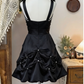 Chic Homecoming Dress V Neck Rinestone Pearl Bowknot Back to School Outfits Party Dress  D6615