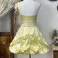 Chic Homecoming Dress Sweetheart Rinestone Pearl Flower Back to School Outfits Party Dress  D6627