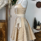 Chic Homecoming Dress Spaghetti Strap Stole Back to School Outfits Party Dress  D6625
