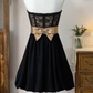 Beauty Homecoming Dress Strapless Lace Bowknot Back to School Outfits Party Dress  D6641