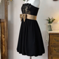 Beauty Homecoming Dress Strapless Lace Bowknot Back to School Outfits Party Dress  D6641