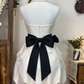 Simple Homecoming Dress Strapless Bowknot Back to School Outfits Party Dress  D6637