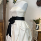 Simple Homecoming Dress Strapless Bowknot Back to School Outfits Party Dress  D6637