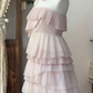 Cute Homecoming Dress Strapless Cascade Back to School Outfits Party Dress  D6644