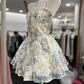 Charming Homecoming Dress Spaghetti Strap Back to School Outfits Party Dress  D6648