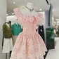 Charming Homecoming Dress Square Back to School Outfits Party Dress  D6649