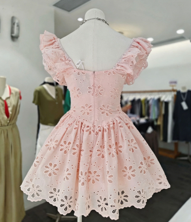 Charming Homecoming Dress Square Back to School Outfits Party Dress  D6649