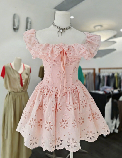 Charming Homecoming Dress Square Back to School Outfits Party Dress  D6649