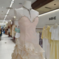 Charming Homecoming Dress Sweetheart Rinestone Cascade Hi-Lo Back to School Outfits Party Dress  D6651