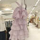 New Homecoming Dress Halter Cascade Soutache Back to School Outfits Party Dress D6786