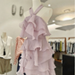 New Homecoming Dress Halter Cascade Soutache Back to School Outfits Party Dress D6786