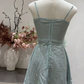 New Homecoming Dress Sweetheart Flower Back to School Outfits Party Dress D6787