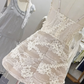 New Homecoming Dress Spaghetti Strap Flower Lace Back to School Outfits Party Dress D6782