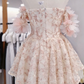 New Homecoming Dress Off the Shoulder Flower Lace Back to School Outfts Party Dress D6781