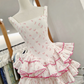 New Homecoming Dress Square Cascade Back to School Outfts Party Dress D6776