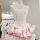 New Homecoming Dress Square Cascade Back to School Outfts Party Dress D6776
