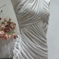 New Homecoming Dress Halter Pleated Hugging Back to School Outfts Party Dress D6775