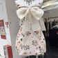New Homecoming Dress Strapless Bowknot Back to School Outfts Party Dress D6774