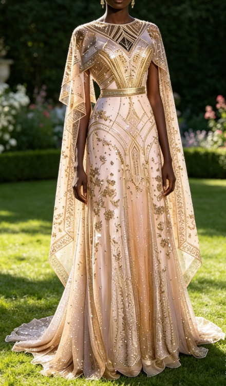Champagner-Gold A-Linie Perlenbesatz Elegantes Langes Formales Ballkleid Abendkleid, D829