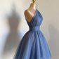 Elegant Homecoming Dress One Shoulder Tulle Back to School Outfits Party Dress D6663