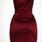 New Homecoming Dress Spaghetti Strap Pleated Hi-Lo Back to School Outfits Party Dress D6674