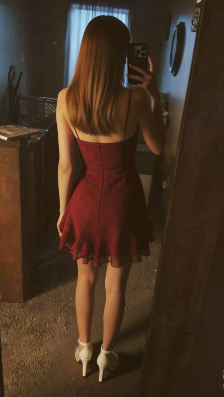 Charming Homecoming Dress Spaghetti Strap Back to School Outfits Party Dress D6710