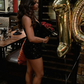 Chic Homecoming Sweetheart Black Sequins Back to School Outfits Party Dress D6723