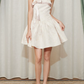 Elegant Homecoming Dress Strapless Pleated Soutache Back to School Outfits Party Dress D6791