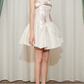 Elegant Homecoming Dress Strapless Pleated Soutache Back to School Outfits Party Dress D6791