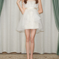 Elegant Homecoming Dress Strapless Tulle Back to School Outfits Party Dress D6794