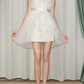 Elegant Homecoming Dress Strapless Tulle Back to School Outfits Party Dress D6794