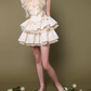 Elegant Homecoming Dress V Neck Rinestone Cascade Back to School Outfits Party Dress D6797