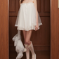 Elegant Homecoming Dress Spaghetti Strap Tulle Back to School Outfits Party Dress D6798