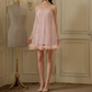 Elegant Homecoming Dress Strapless Tulle Back to School Outfits Party Dress D6799