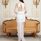 Elegant Homecoming Dress Halter Soutache Backless Back to School Outfits Party Dress D6800