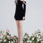 Elegant Homecoming Dress Sweetheart Bowknot Back to School Outfits Party Dress D6801
