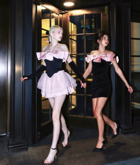 Elegant Homecoming Dress Off the Shoulder Tulle Cascade Back to School Outfits Party Dress D6806