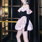 Elegant Homecoming Dress Off the Shoulder Tulle Cascade Back to School Outfits Party Dress D6806