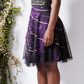 Stunning Homecoming Dress V Neck Rinestone Tulle Back to School Outfits Party Dress D6825