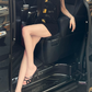 Stunning Homecoming Dress V Neck Black Back to School Outfits Party Dress D6831